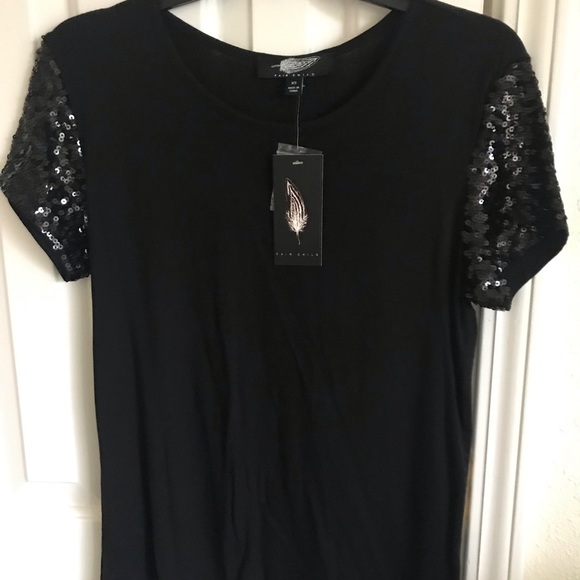 Fair Child Sequin Short Sleeve Tee - Picture 2 of 4